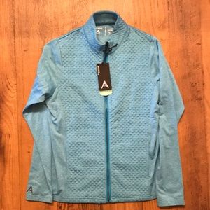 Brand new teal Antigua full zip sport jacket